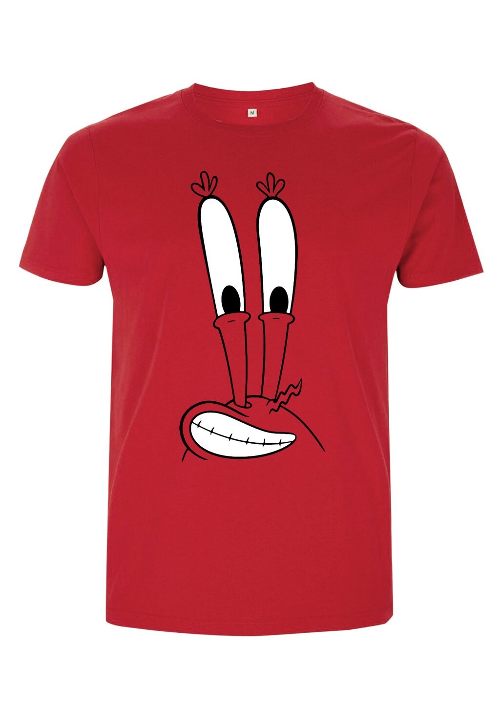 

Футболка с принтом SPONGEBOB SQUAREPANTS MR KRABS BIG FACE Henry Tiger, красный