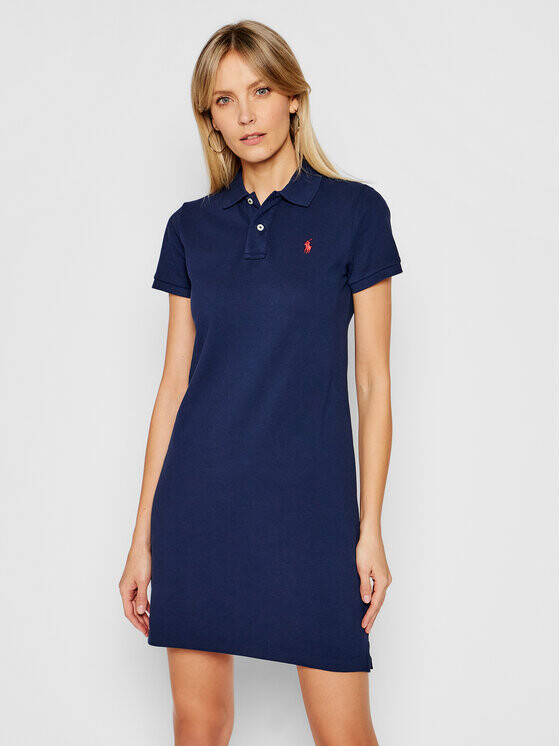 

Платье на каждый день, стандартного кроя Polo Ralph Lauren, синий
