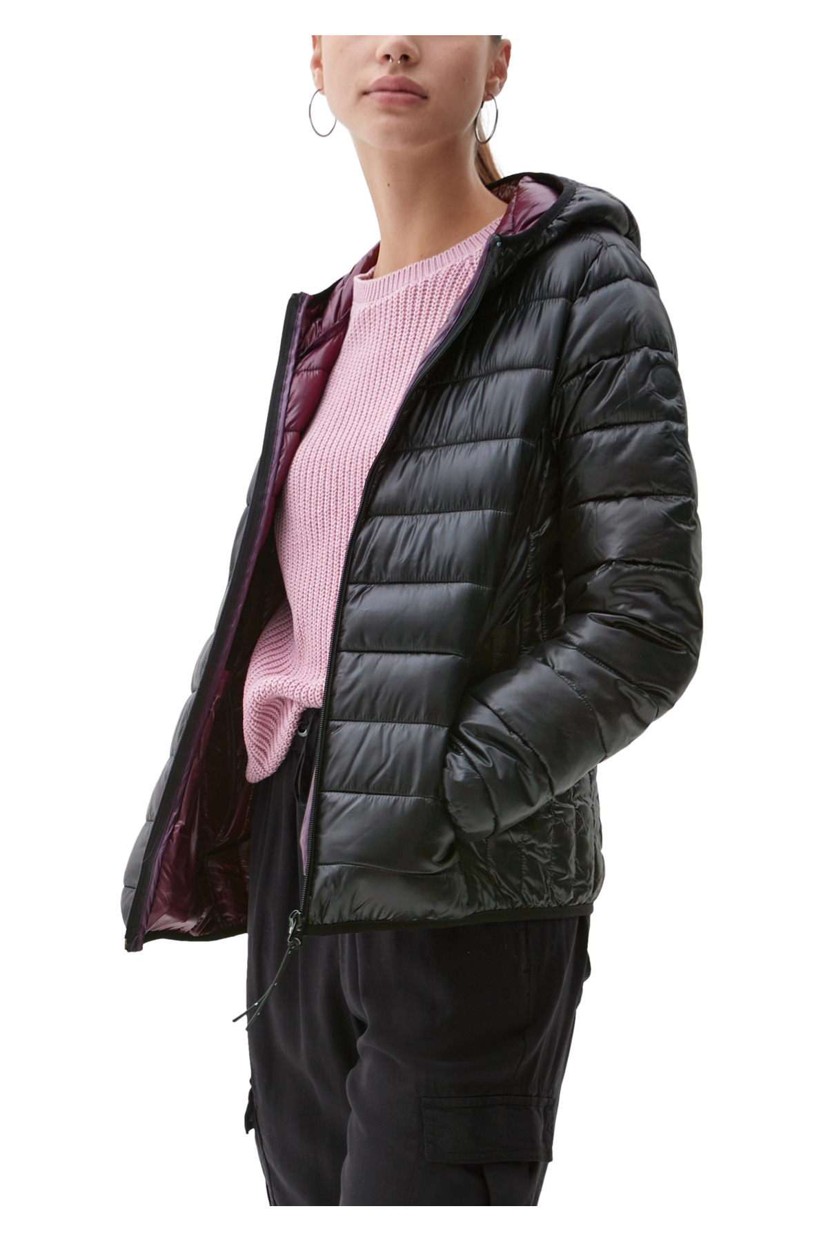 цена Зимняя куртка - Серая - Пуховик QS by s.Oliver, серый