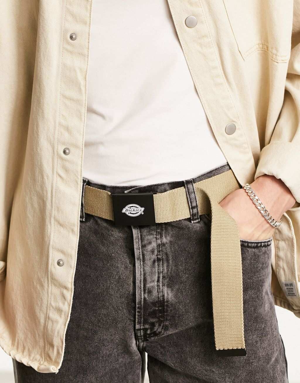 

Холщовый ремень цвета хаки Dickies orcutt