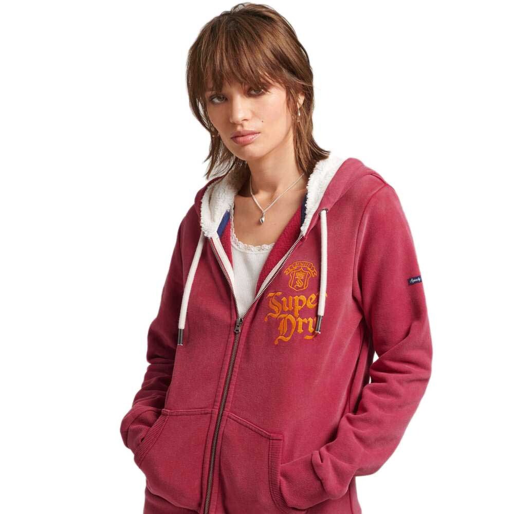 

Толстовка Superdry Vintage Pride&Craft Full Zip, красный