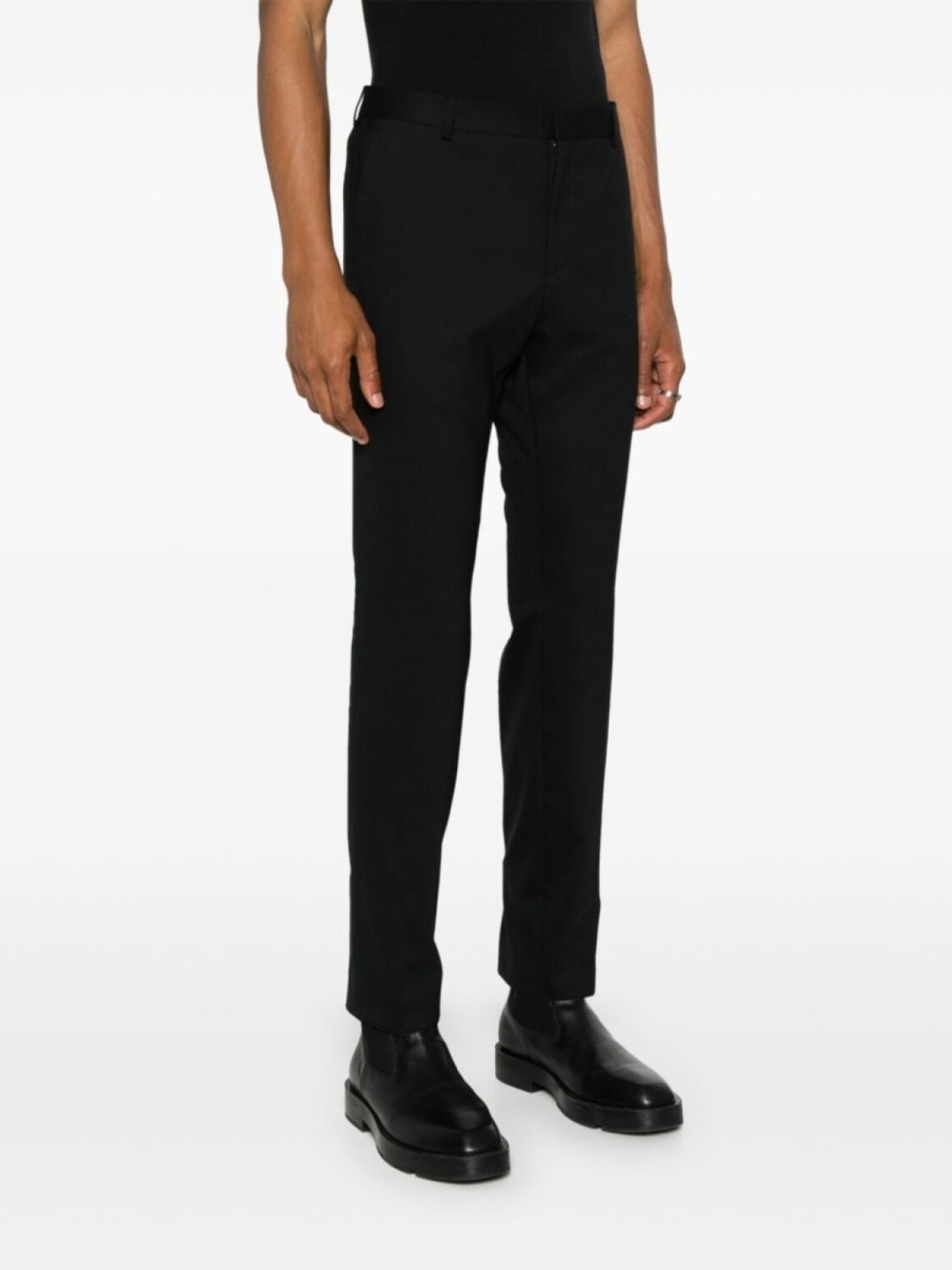 

Calvin Klein зауженные брюки из смесовой шерсти, черный