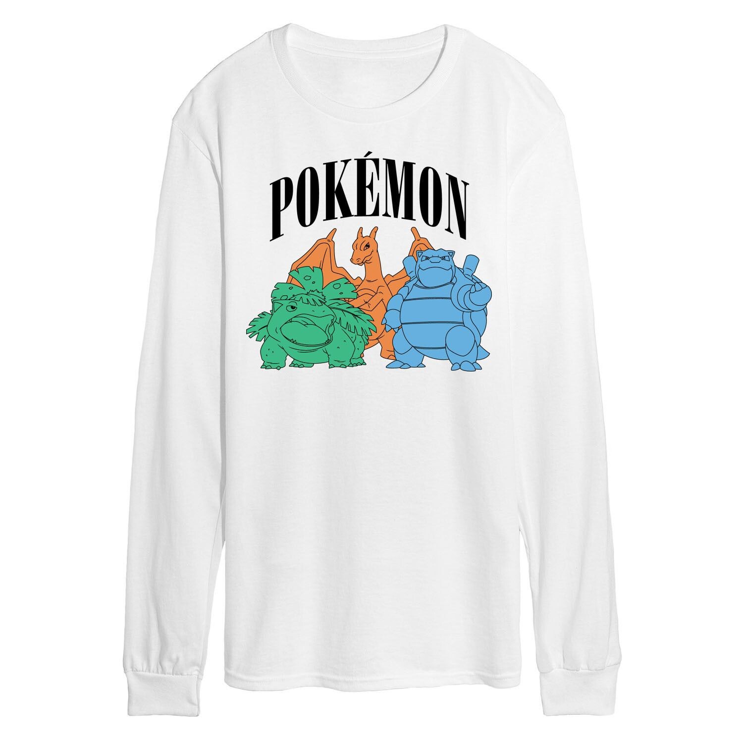 

Мужская футболка с длинными рукавами и рисунком Pokemon Group