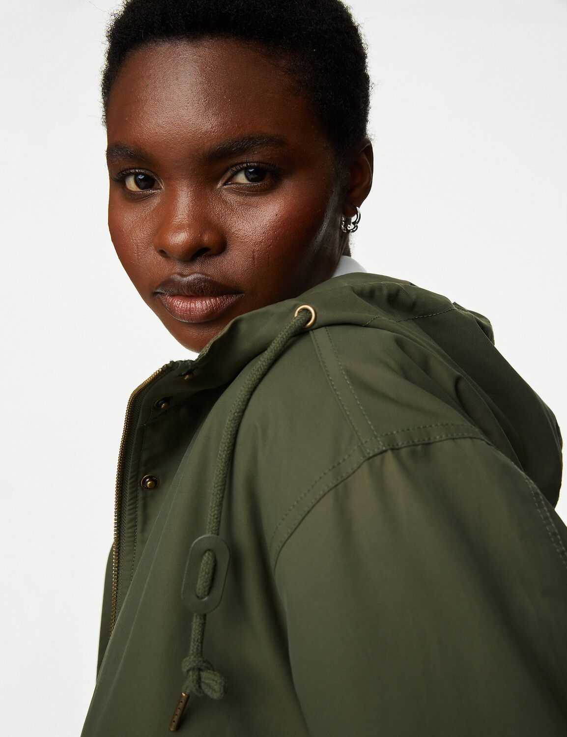 

Парка со съемной подкладкой Stormwear Marks & Spencer, темно-зеленый
