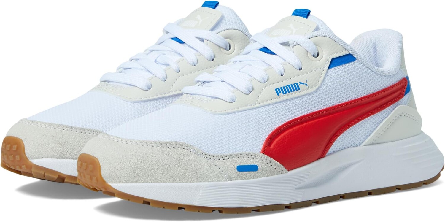 

Кроссовки Runtamed PUMA, цвет PUMA White/For All Time Red/Vapor Gray