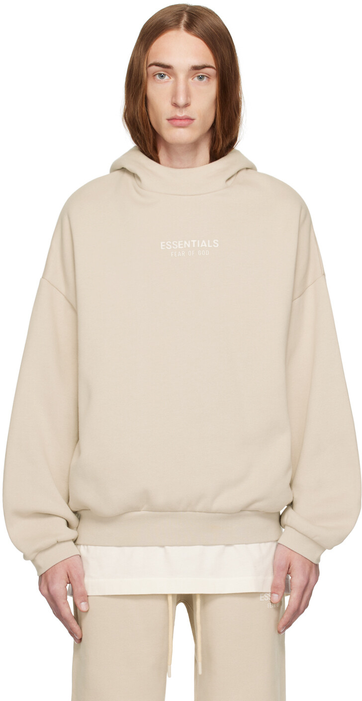 

Серо-коричневая худи Fear of God ESSENTIALS, Коричневый