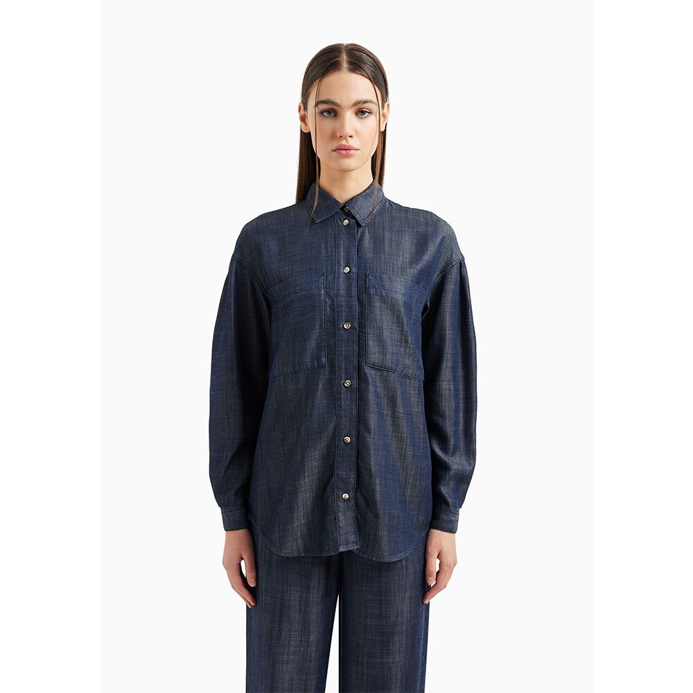 

Рубашка с длинным рукавом Armani Exchange 3DYC64_Y15PZ, синий