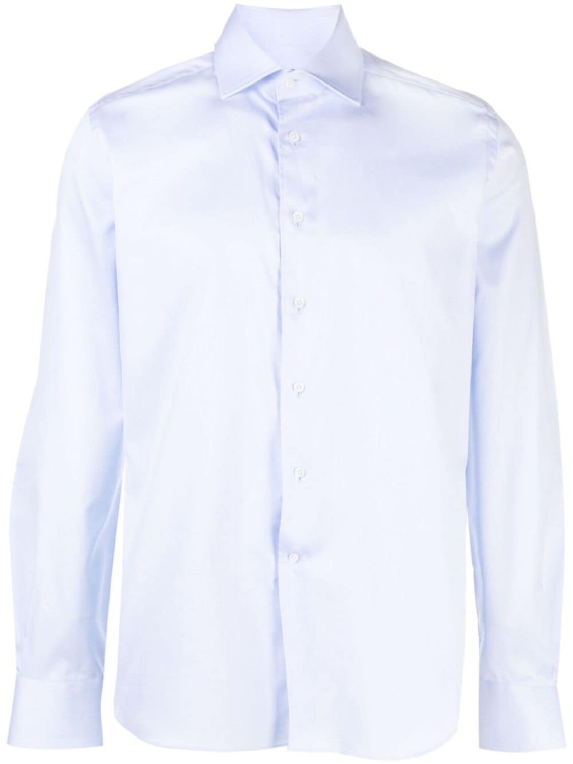 

Corneliani рубашка с косым воротником, синий