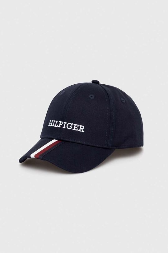 

Детская хлопковая бейсболка Tommy Hilfiger, темно-синий