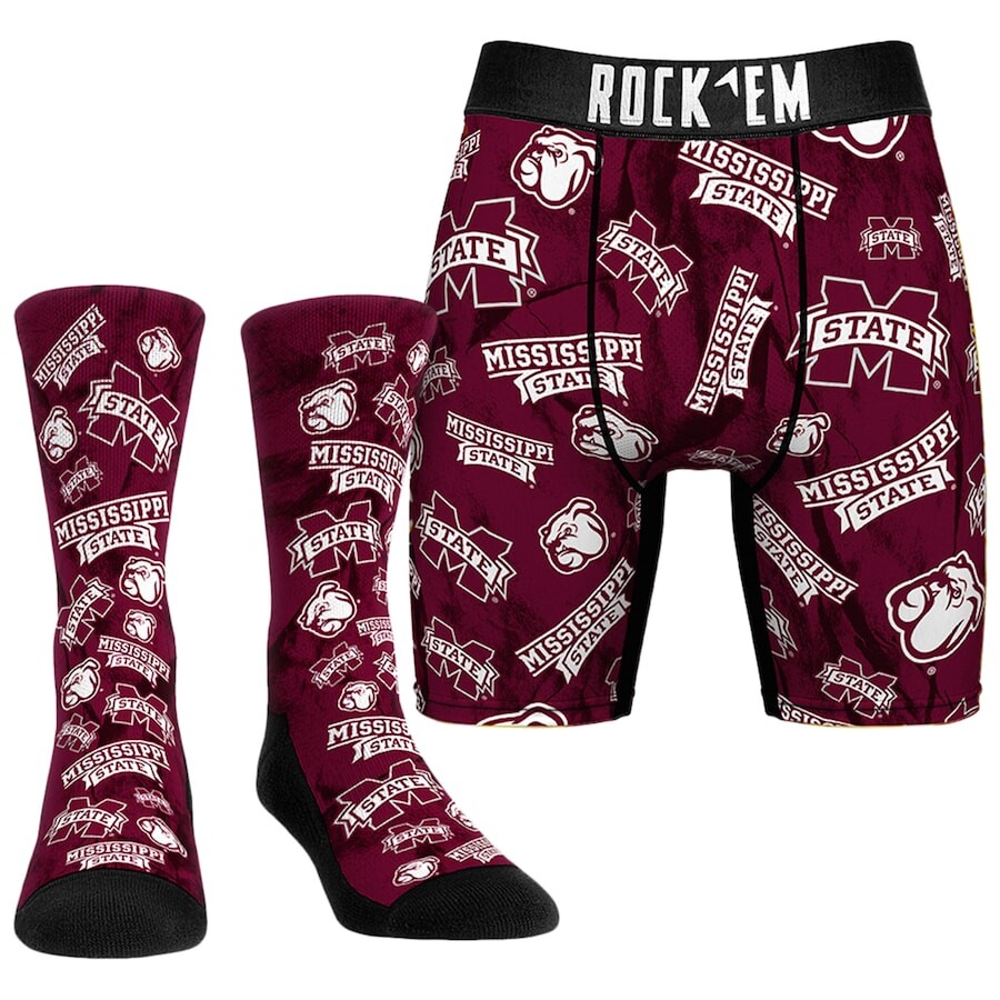 

Носки Rock Em Socks Mississippi State Bulldogs