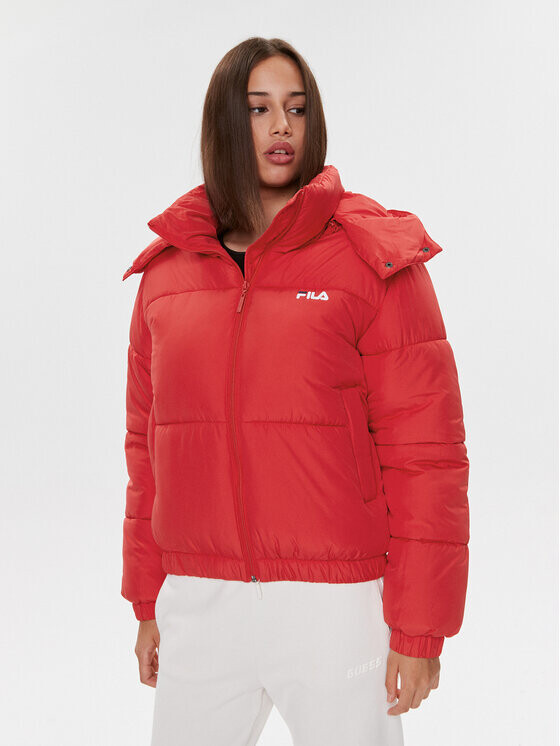 

Пуховик стандартного кроя Fila, красный