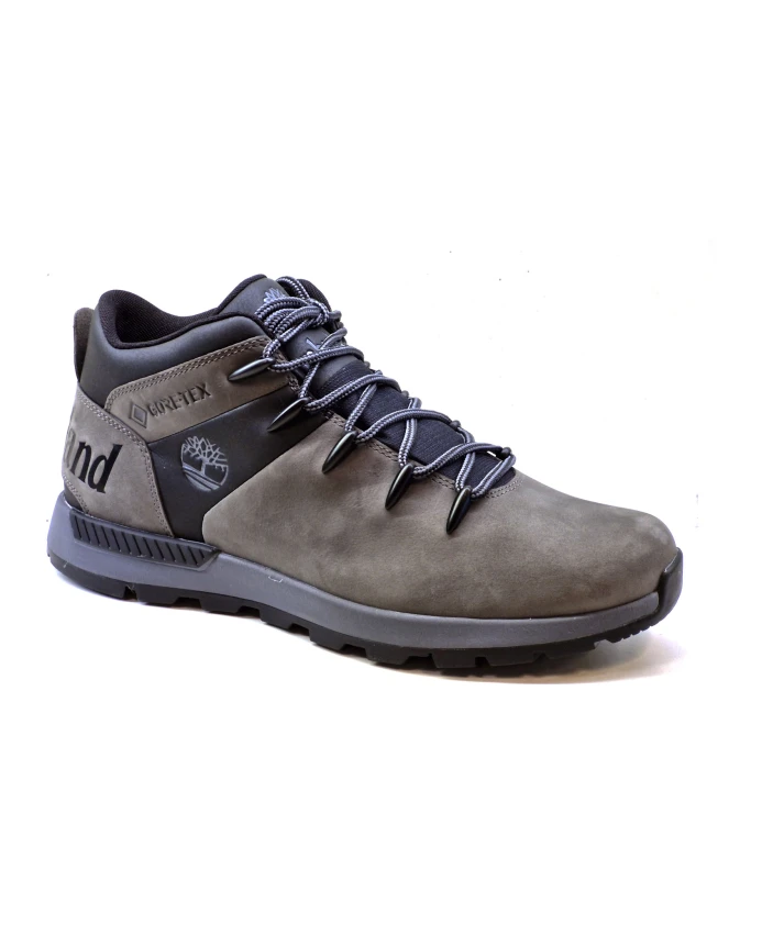 

Сапоги Goe Tex из кожи антрацитового цвета Timberland, серый