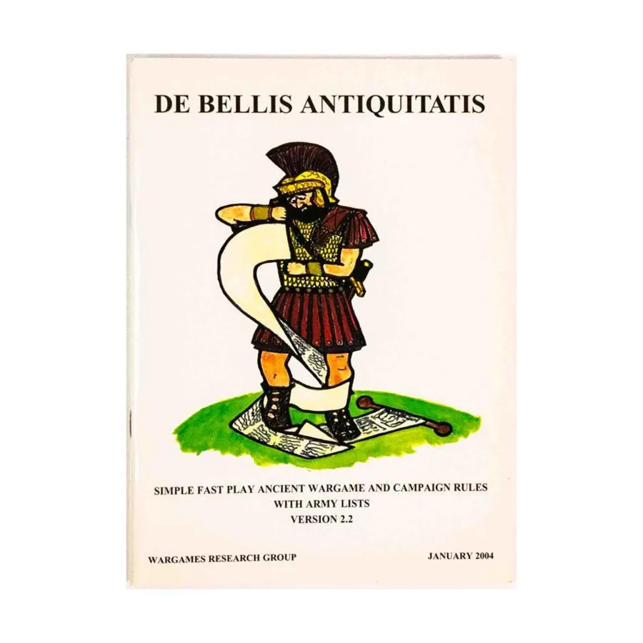 

De Bellis Antiquitatis - Правила военных игр для древних и средневековых сражений (Версия 2.2), De Bellis Antiquitatis - Ancients (Wargames Research Group)