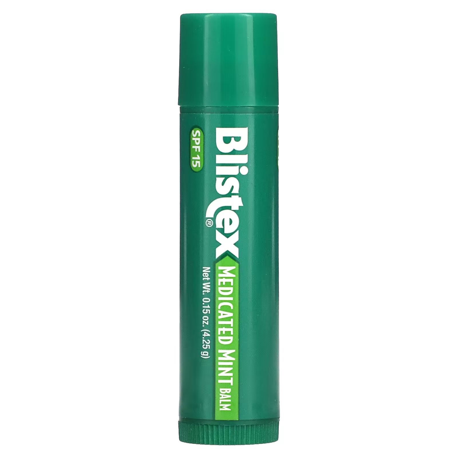 Blistex Лекарственное средство для защиты губ/солнцезащитное средство SPF 15, мятное, 0,15 унции (4,25 г) blistex лекарственное средство для защиты губ солнцезащитное средство spf 15 berry 0 15 унции 4 25 г