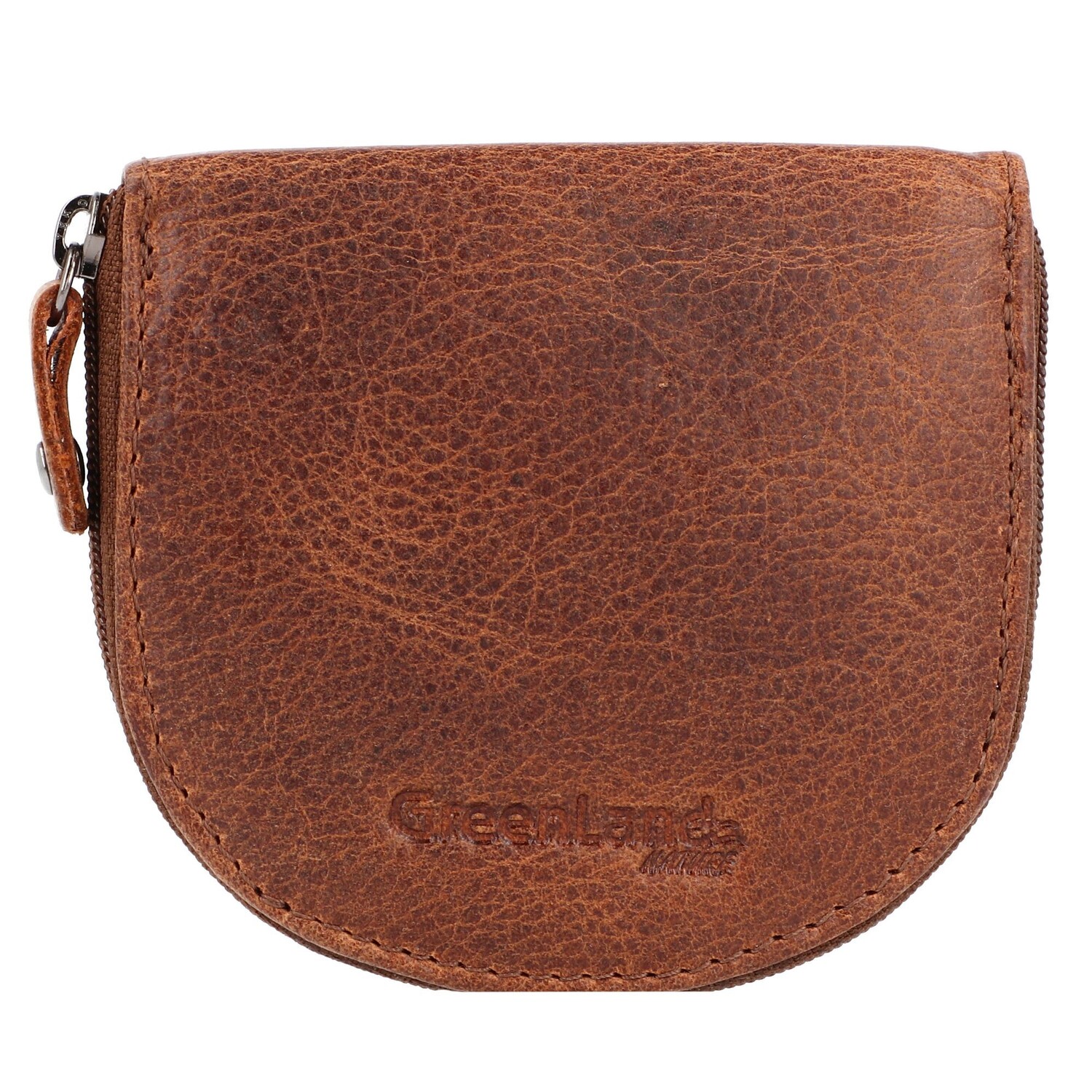 

Кошелек Greenland Nature Montana Münzbörse RFID Leder 10 см, коричневый