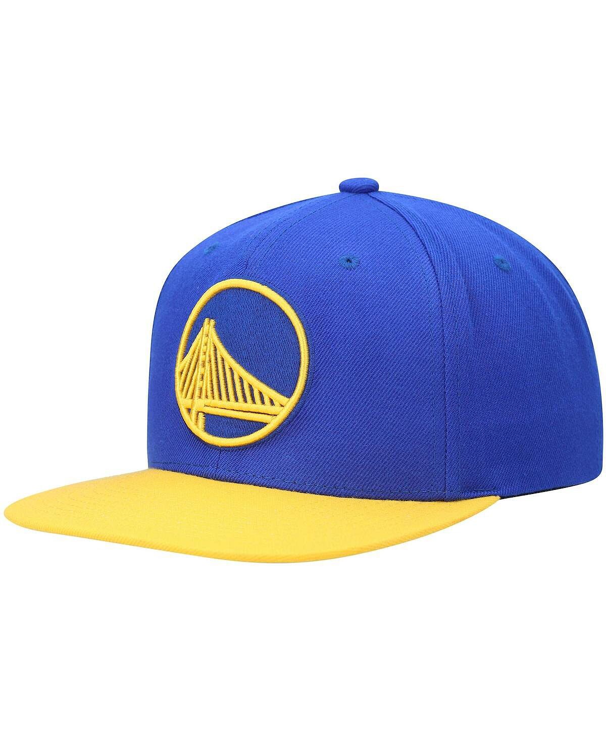 

Мужская двухцветная кепка Snapback 2.0 Golden State Warriors Team королевского и золотого цвета Mitchell & Ness