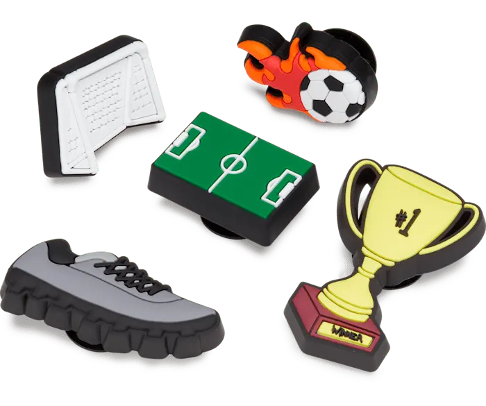 

Джиббитсы Soccer Celebration 5 Pack Crocs
