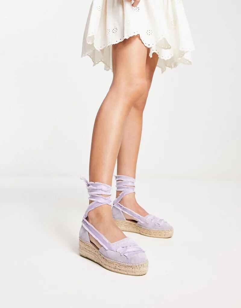 

Сиреневые эспадрильи Free People Destino на платформе