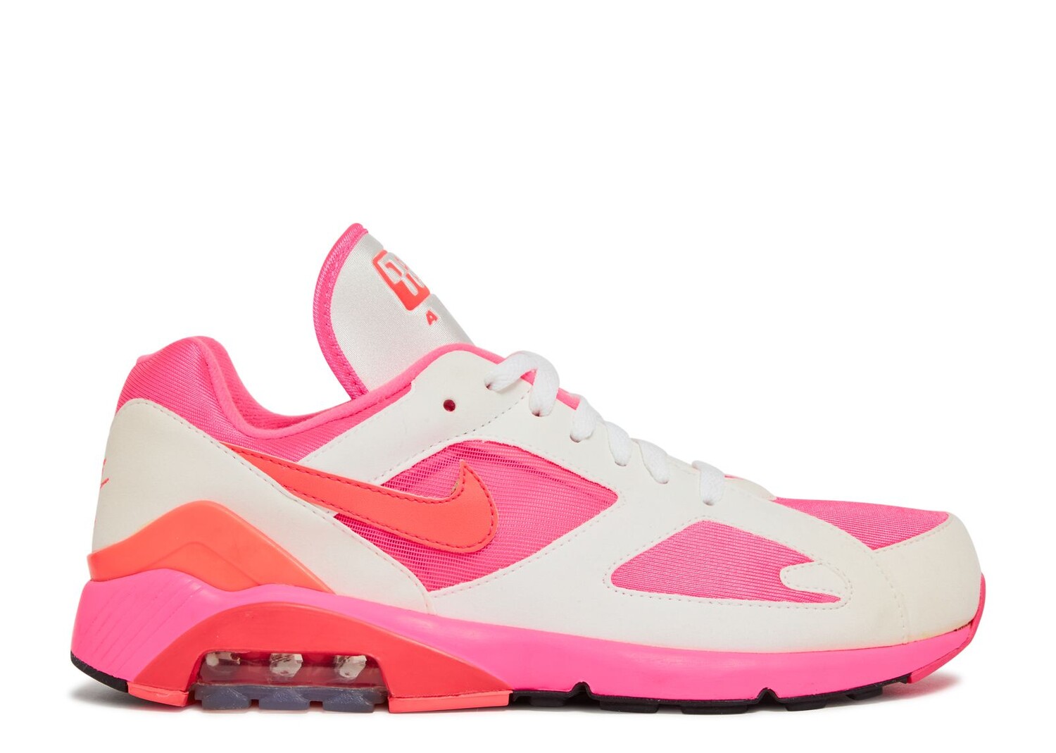 

Кроссовки Nike Comme Des Garçons X Air Max 180 'White Pink', розовый