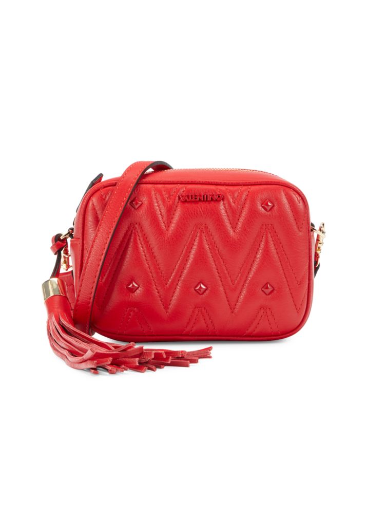 Кожаная сумка через плечо с логотипом Amel Mario Valentino, красный защитный чехол защитная пленка mario odyssey hac a pssaf красный switch