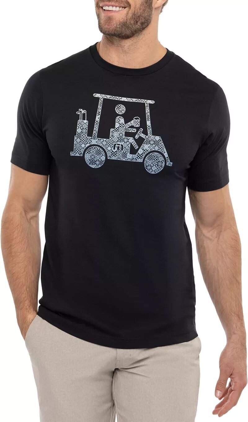 

Мужская футболка для гольфа TravisMathew Up And At Em, черный