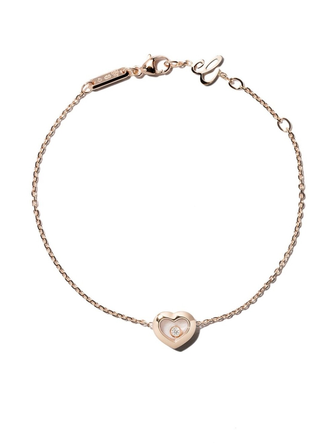 

Браслет Happy Diamonds Icons из розового золота Chopard, розовый