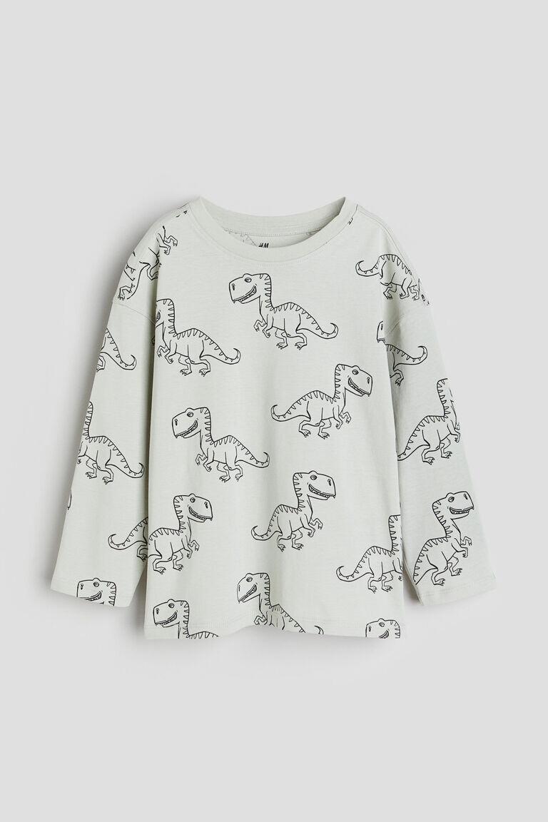 

Футболка с длинными рукавами H&M, зеленый