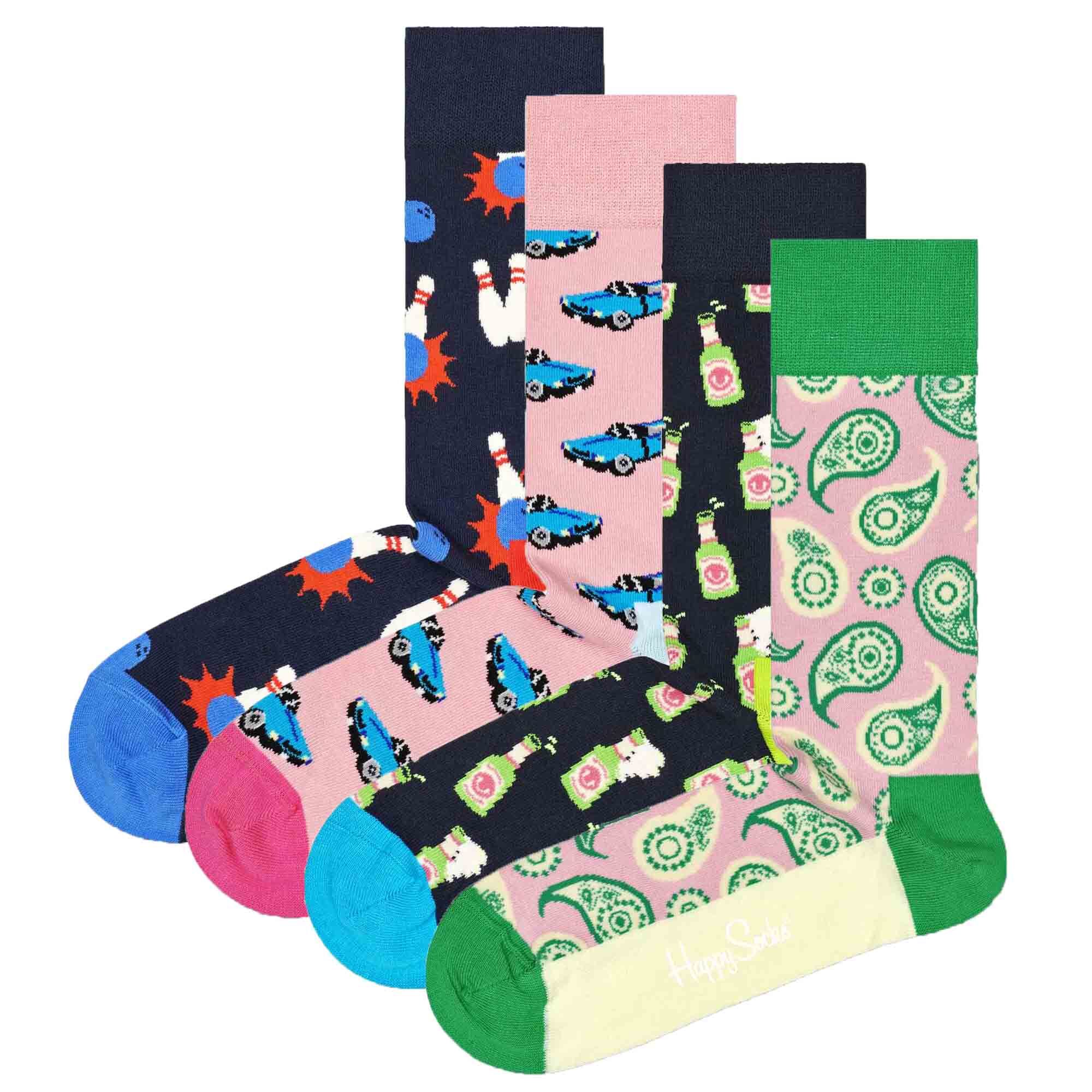 цена Носки Happy Socks 4 шт, цвет Go Bowling