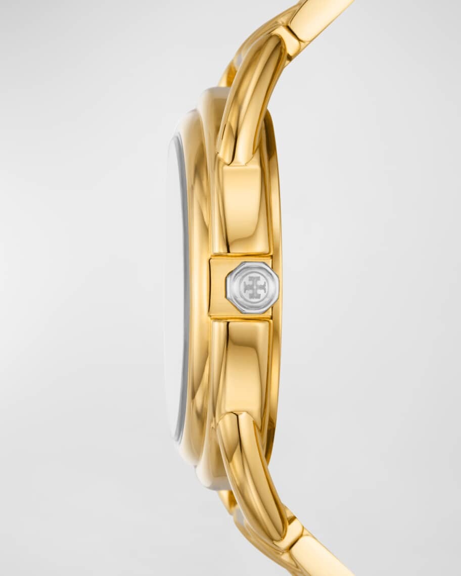 

Часы Miller с двухцветным браслетом из нержавеющей стали Tory Burch