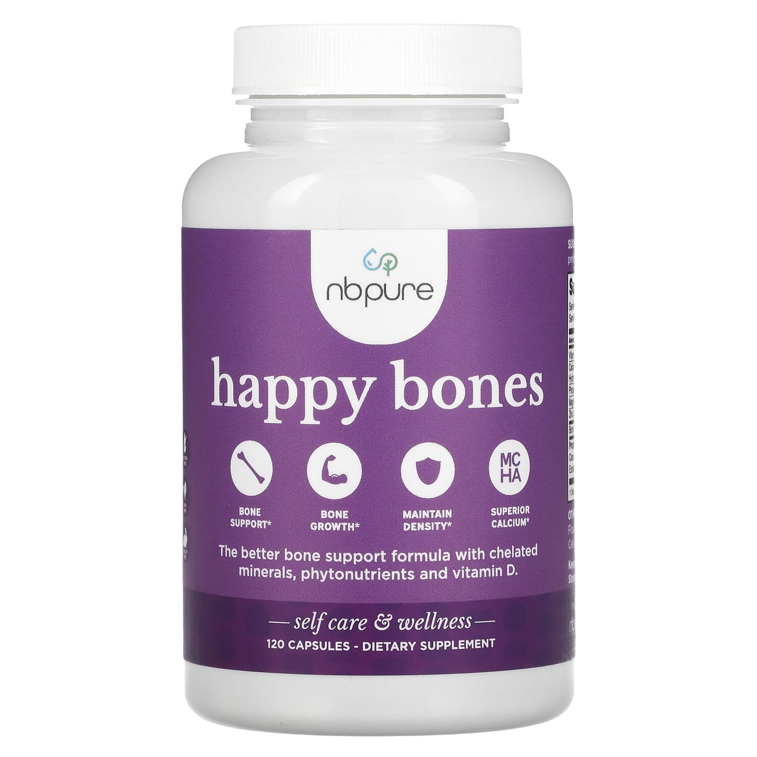 

Happy Bones, 120 капсул, NB Pure