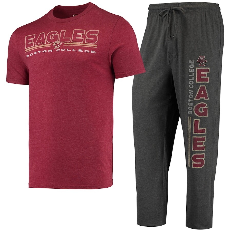 

Пижамный комплект Concepts Sport Boston College Eagles, угольный