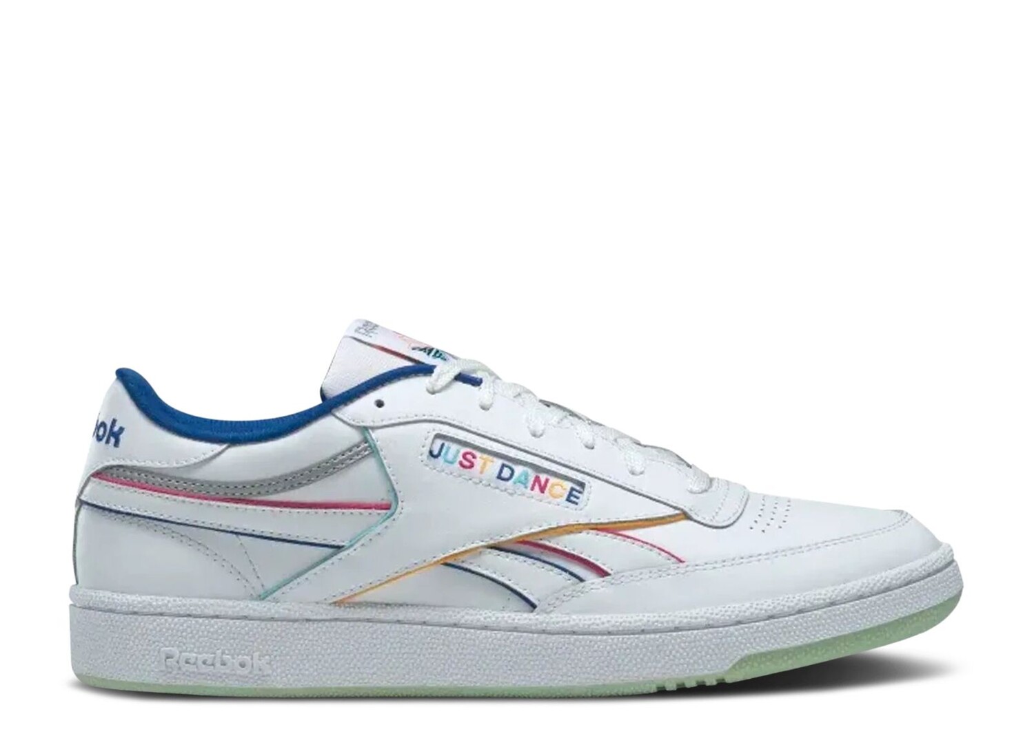 

Кроссовки Reebok Just Dance X Club C Revenge 'White Multi-Color', белый