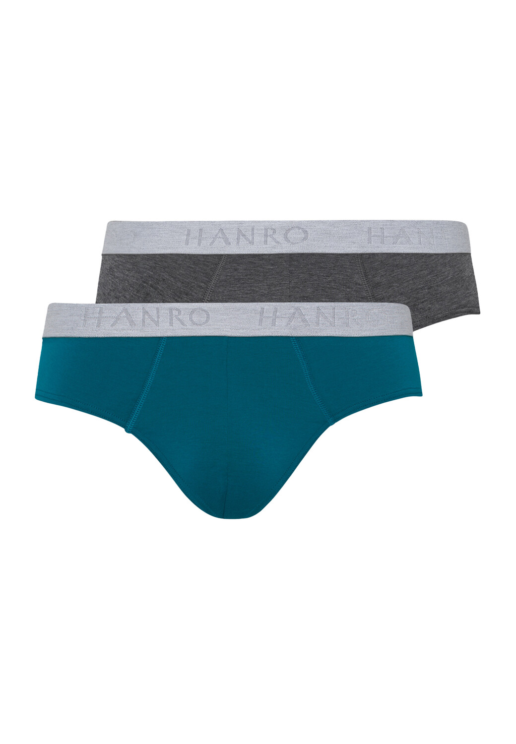 

Трусы Hanro/Unterhose Cotton Essentials, цвет Deep Lagoon/Coal Melange