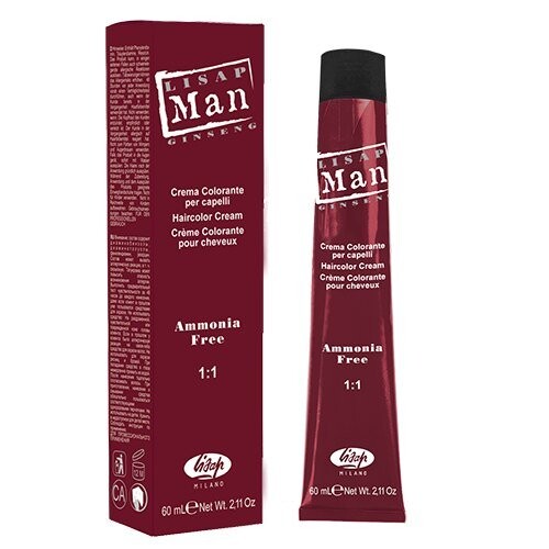 

Мужская краска для волос LISAP MAN 2 Коричневый
