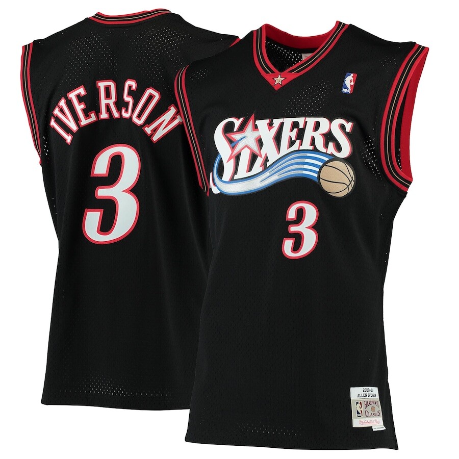 

Джерси Mitchell & Ness Philadelphia 76Ers, черный