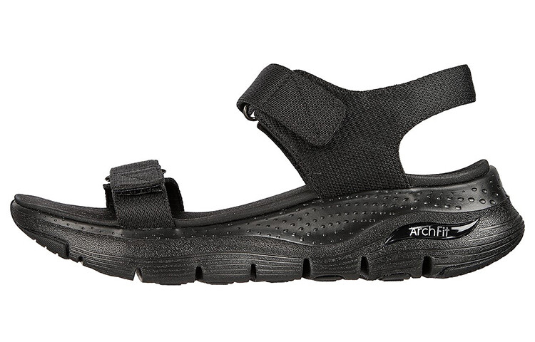 

Пляжные сандалии Arch Fit женские, полностью черные Skechers