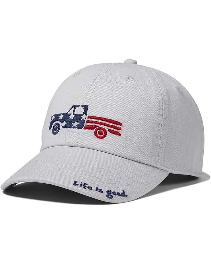 цена Кепка Life is Good Patriotic Truck Chill, серый