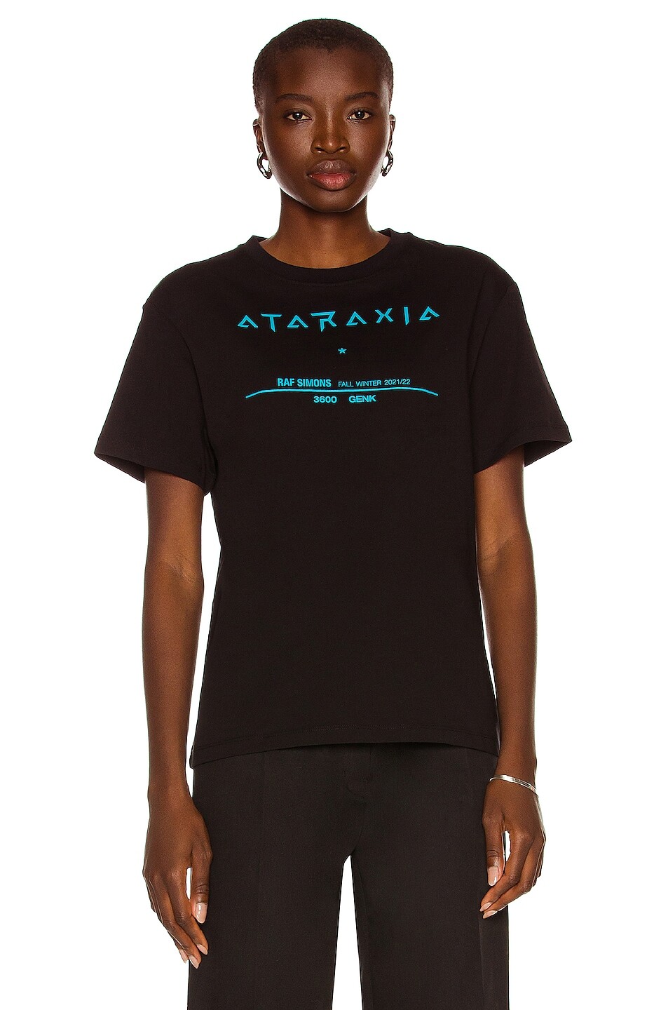 

Футболка Raf Simons Regular Fit Ataraxia Tour, черный