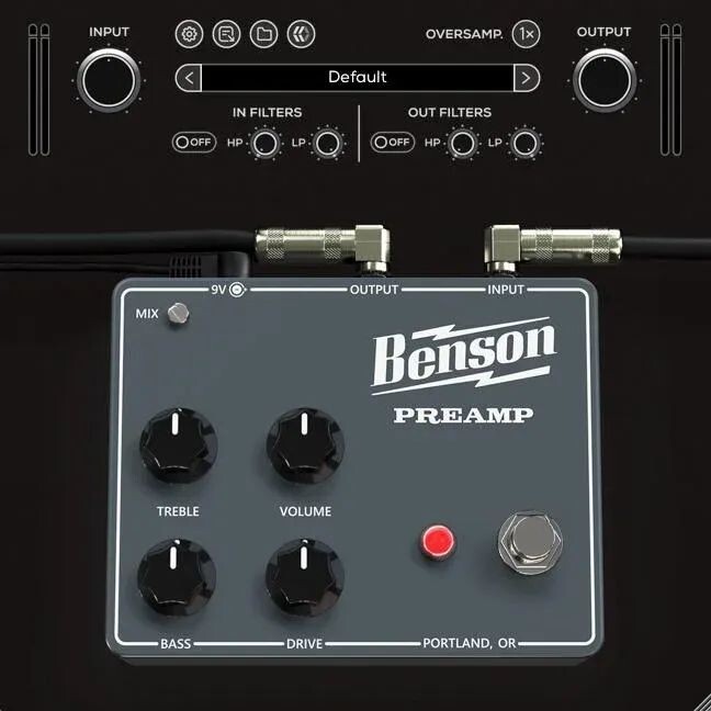 

Плагин предусилителя MixWave Benson