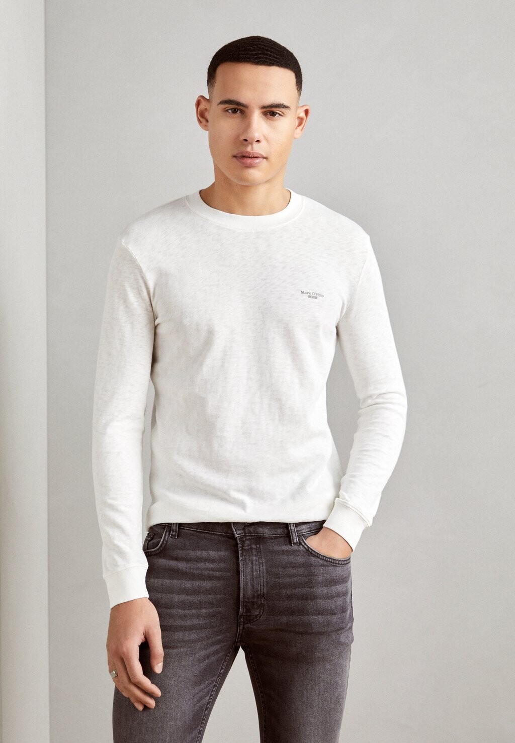 

Топ с длинными рукавами LOGO PRINT Marc O'Polo DENIM, цвет egg white