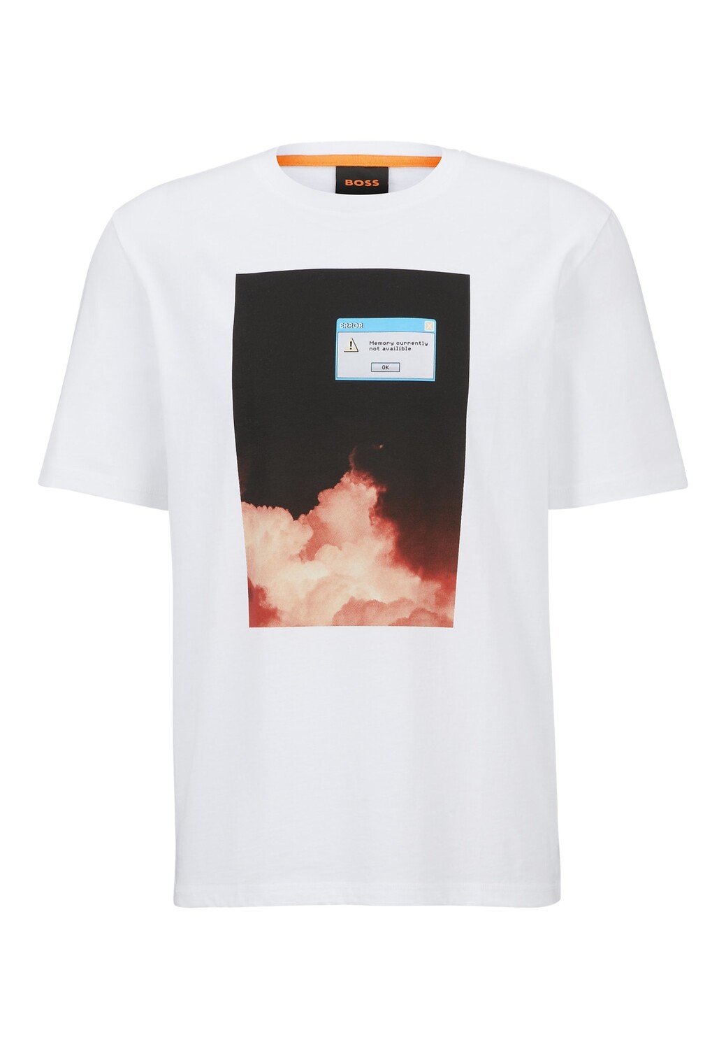 

Футболка BOSS TEMEMORY Regular Fit, белый