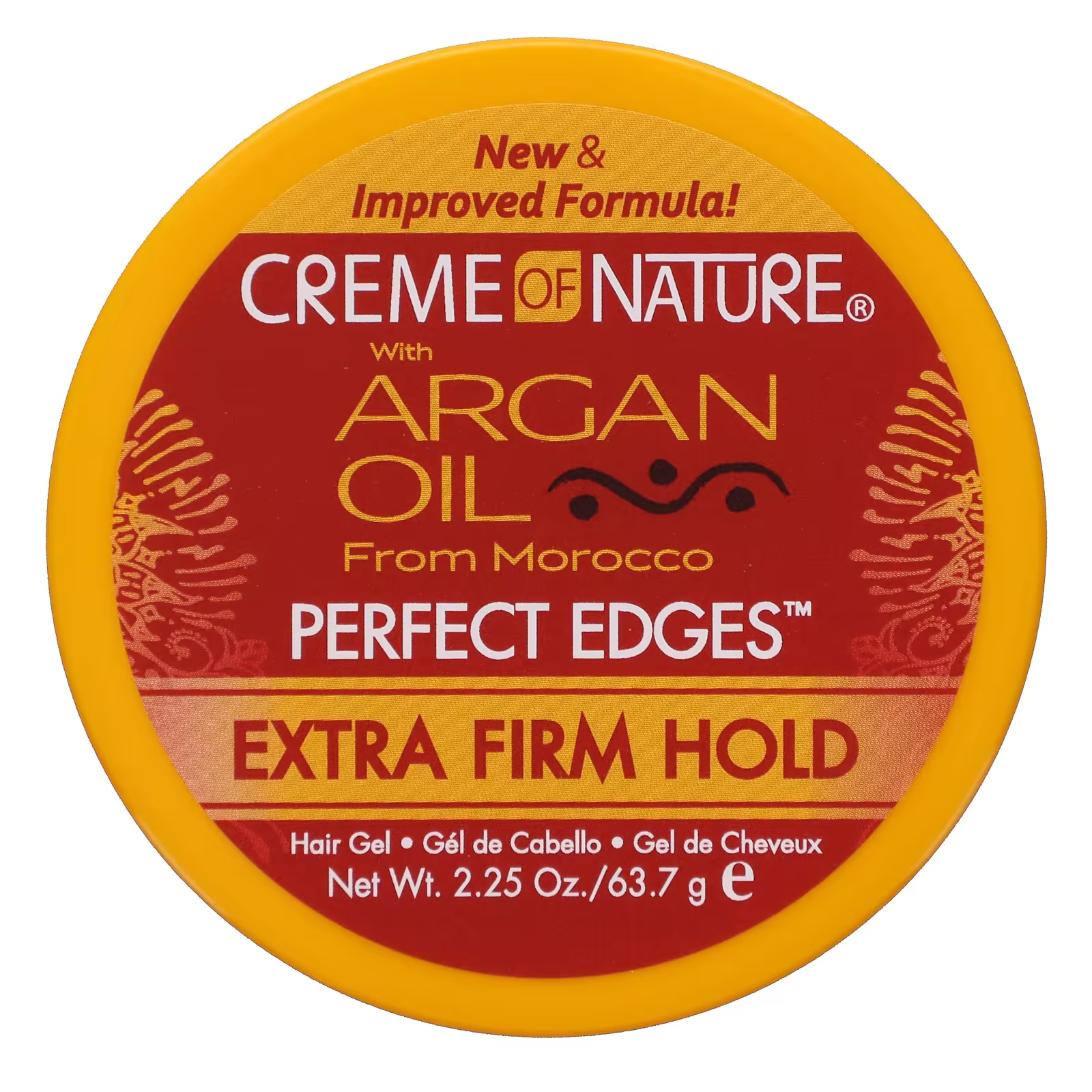 Гель для волос повышенной фиксации Creme Of Nature Perfect Edges аргановое масло, 63,7 г