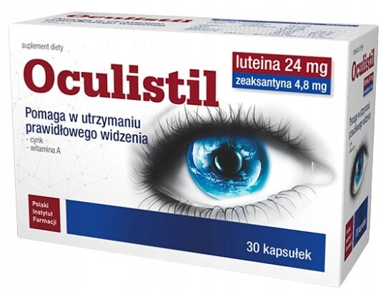 

Oculistil, Vision Eyes, цинк, витамин А, 30 капсул. Inna marka