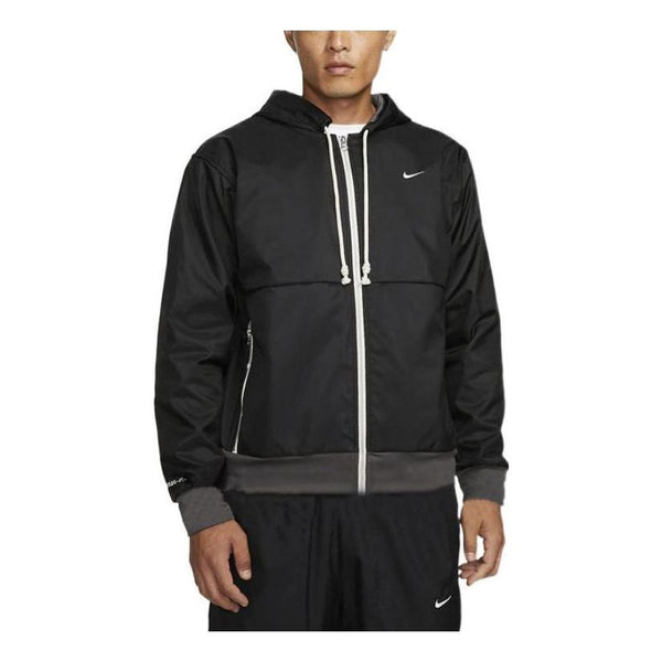 Куртка Nike Therma-Fit Winterized Full-Zip Basketball Hoodie, черный куртка nike therma fit full zip hoodie jacket black dq4831 010 черный