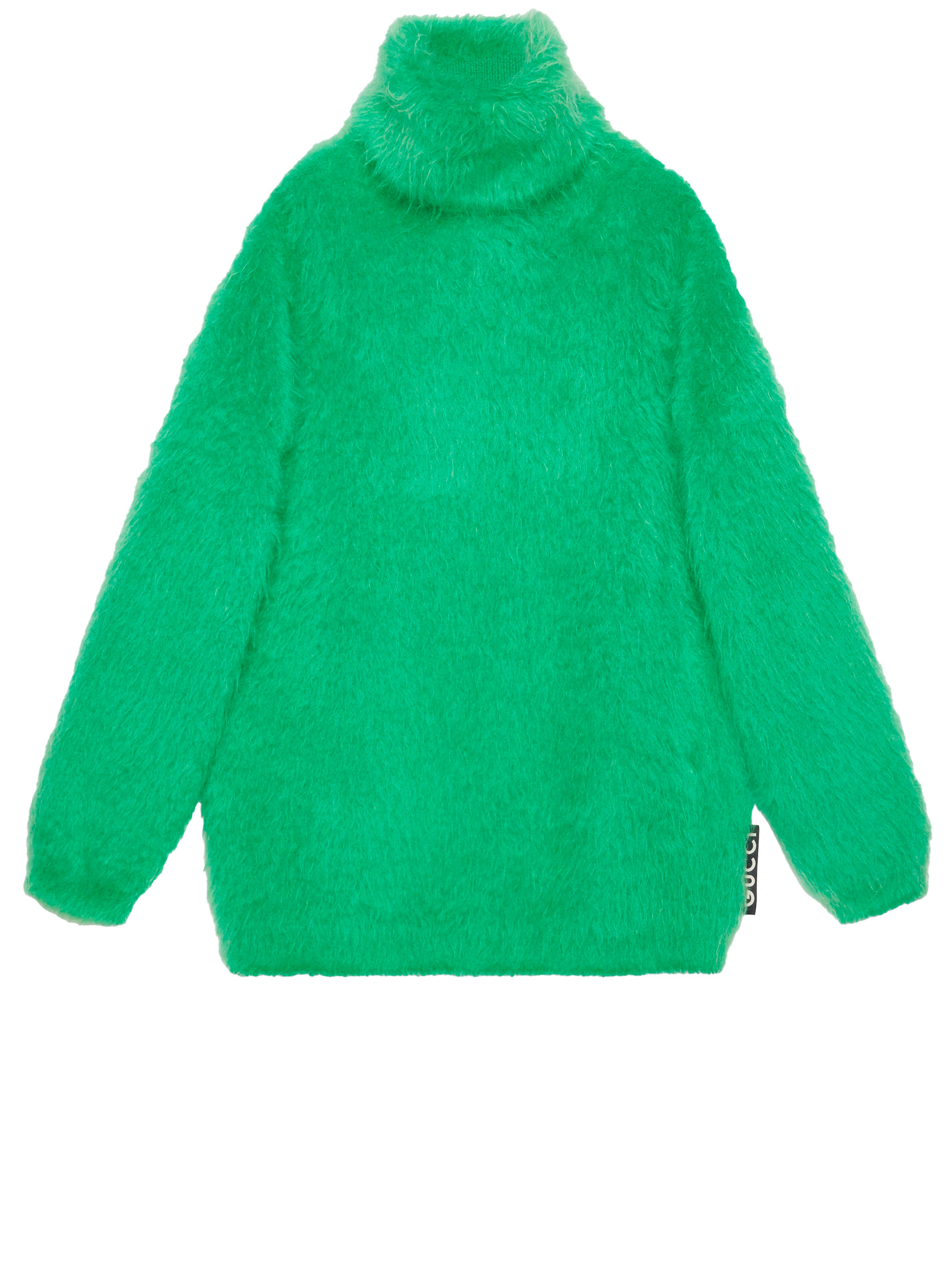 Платье Gucci Mohair sweater, зеленый