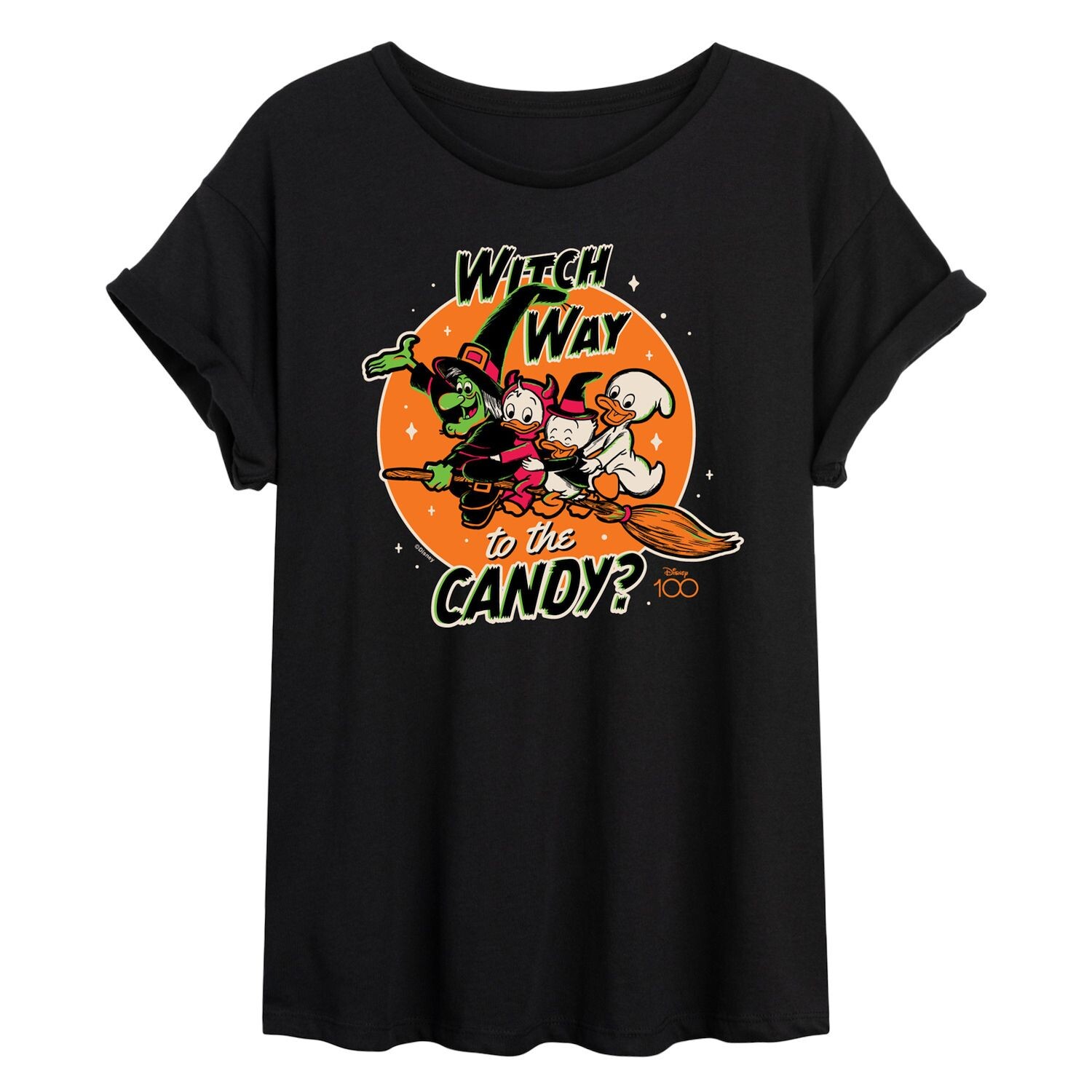 

Футболка Disney 100 Juniors Witch Way To The Candy Licensed Character