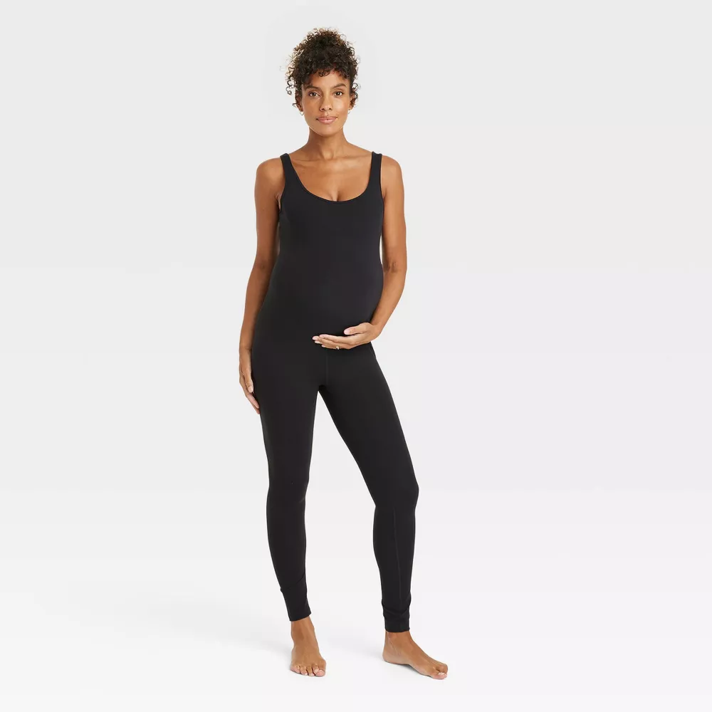 

Бесшовный длинный комбинезон для беременных - Isabel Maternity от Ingrid & Isabel Isabel Maternity by Ingrid & Isabel, цвет Black