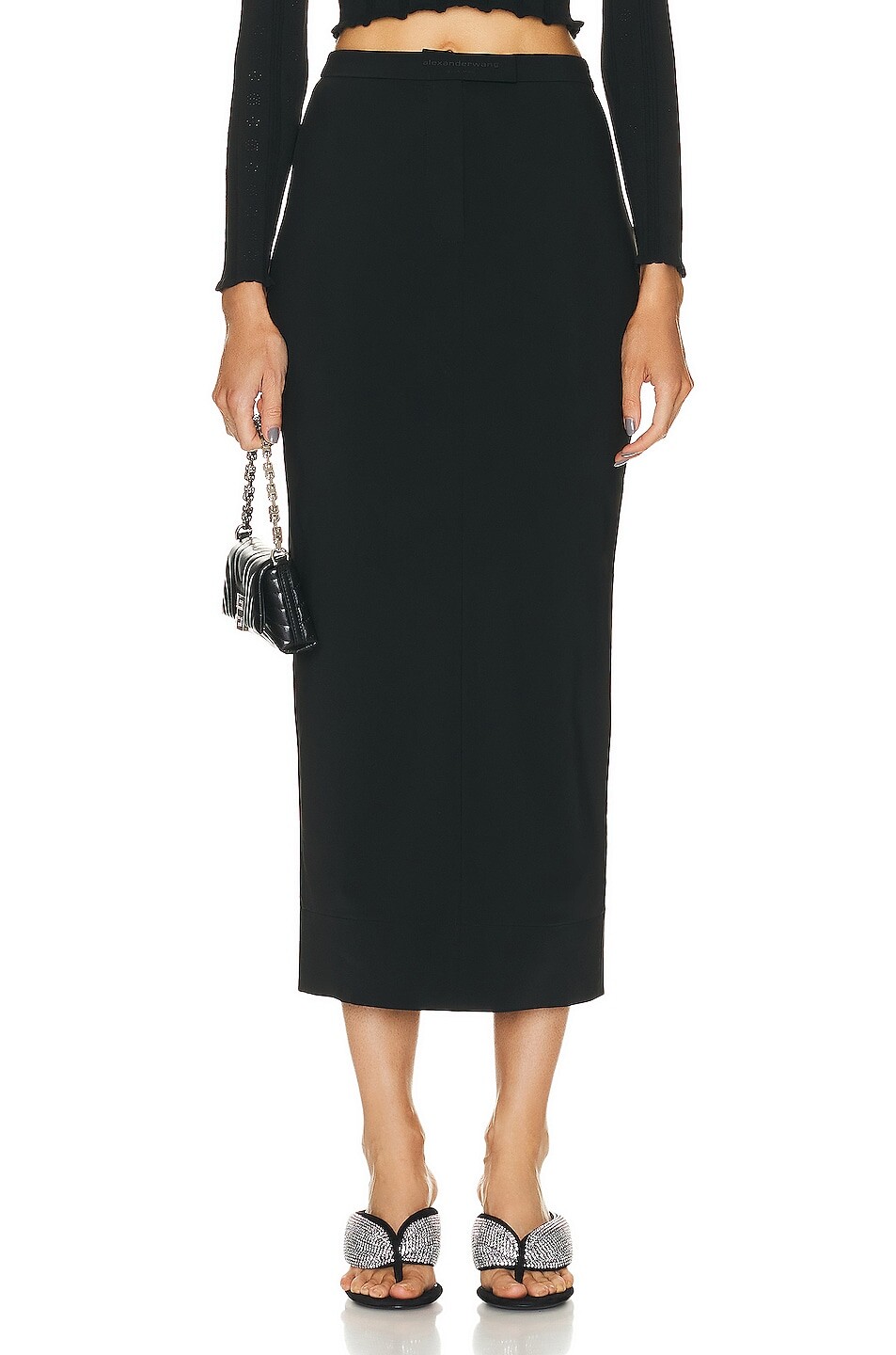 

Юбка Alexander Wang High Waisted, черный