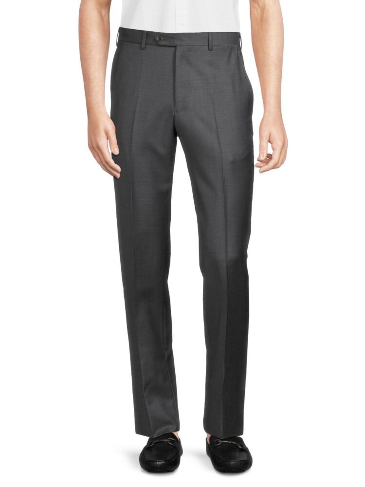 

Классические брюки из натуральной шерсти Armani Collezioni, серый