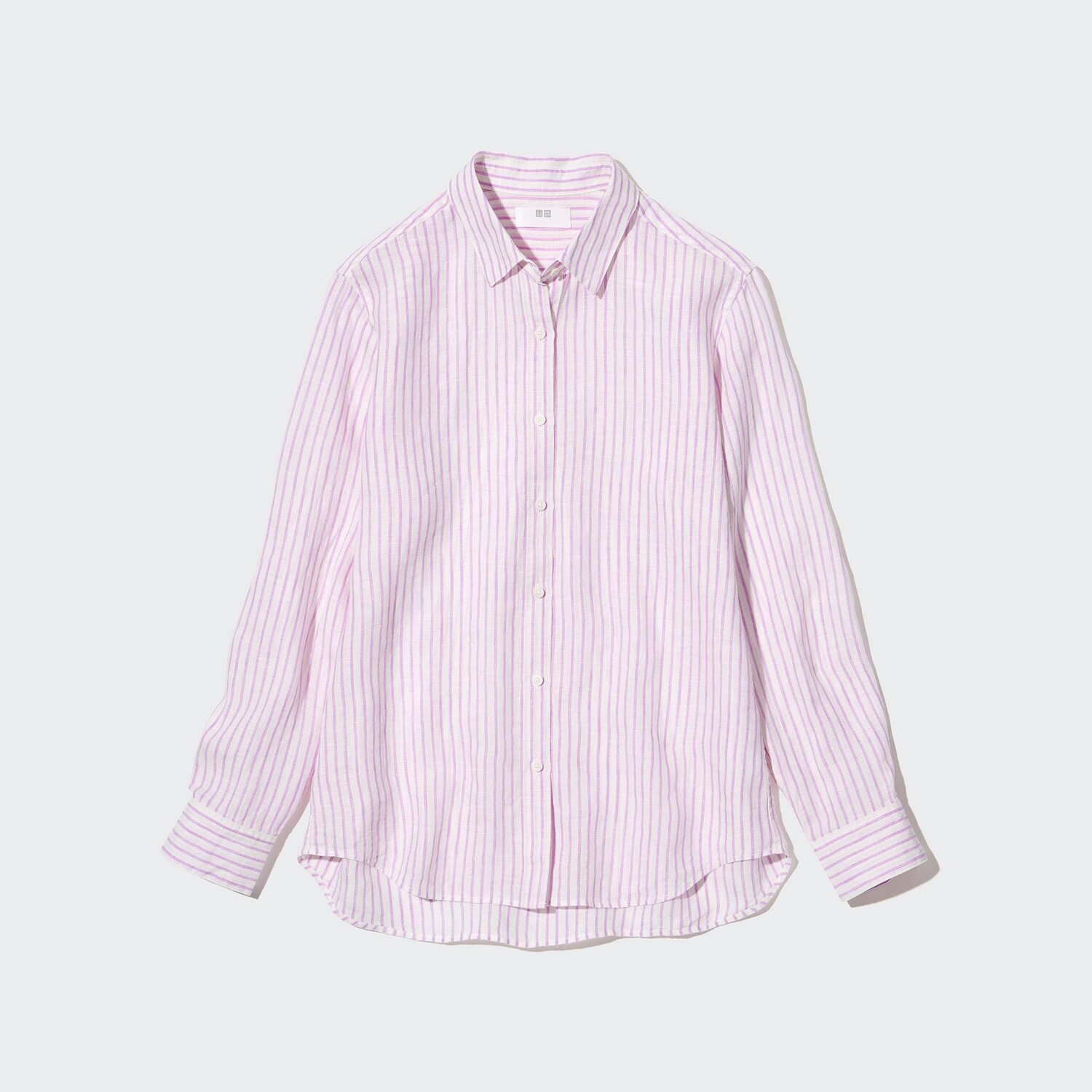 

Рубашка UNIQLO льняная премиум-класса с длинным рукавом, фиолетовый